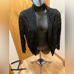Torrid black lace blazer